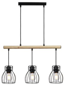 Csillár zsinóron BERNITA 3xE27/60W/230V