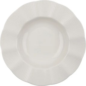 24 részes porcelán étkészlet krém