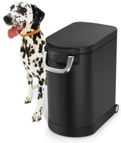 Simplehuman Száraz takarmánytároló biztonságizárral, 25 l, matt fekete, 25 l