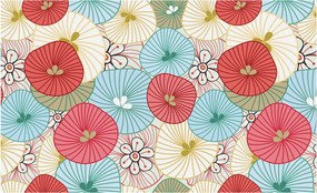 Flizelin fotótapéta Flizelin Design Virágmintás 416x254 Ragasztó