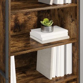 Magas szekrények 2 pcs Füstös tölgy 60 x 36 x 300 cm Faanyag