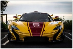 Poszterek 120x80 Sárga sportautó