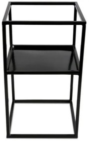 Virágállvány 40x24 cm fekete