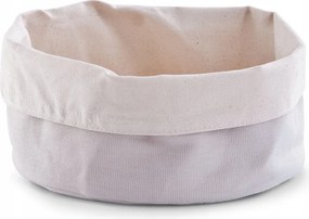 Zeller, Pamut kenyérkosár, 20x12cm, krémszínű