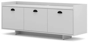 TV asztal/szekrény Caspono (fehér). 1097200