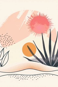 Poszter 20x30cm Trópusi sötét