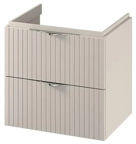 Cersanit S1015-005 - TIRSO függesztett fürdőszobai mosdó alatti szekrény 60x45 cm bézs