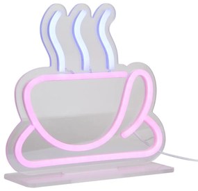 Rózsaszín LED neon fénydekoráció 5 W Coffee – Leitmotiv