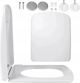 WC-ülőke WC-ülőke fedél Szabadonálló Téglalap Alakú 35X45 CM 2X