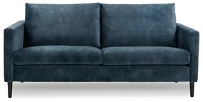 Adagio sötétkék bársony kanapé, 153 cm - Scandic