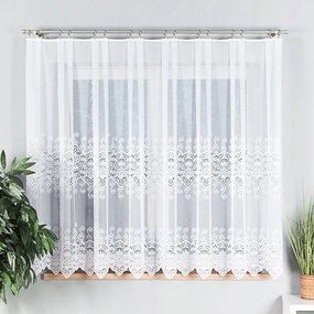 Zsakkard Függöny Nappali Szobába Konyhába 160cm fehér