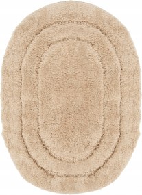 Fürdőszobaszőnyeg Csúszásgátló Puha Bolyhos 40x60cm Ovális Mosható