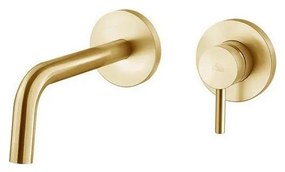 Paffoni - Falba építhető mosdócsaptelep LIGHT, szálcsiszolt arany