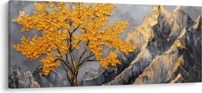 Kép – Arany fa a hegyekben (120x50 cm)