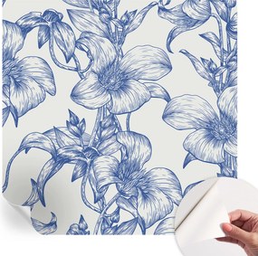 Design fali fotótapéta öntapadós virágos gallyak 250x250 cm