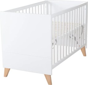 Fehér babaágy 60x120 cm Léon – Roba