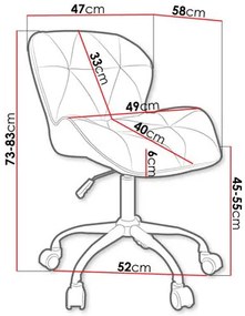 Irodai szék Archie 868 2 (szürke) . 1103626