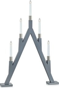 Szürke fénydekoráció karácsonyi mintával Bjurfors – Markslöjd