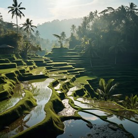 Poszter 20x20cm Zöld Menedék