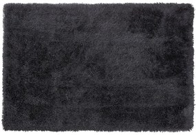 Fekete hosszú szálú szőnyeg 200 x 300 cm CIDE Beliani