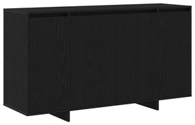 Fekete Tölgy Oldalszekrény Fekete tölgy Fa furnér 135 x 41 x 75 cm