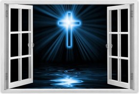 Poszterek 90x60 Kereszt Jézus Mennyország