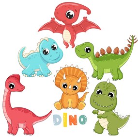 PIPPER. Textil falmatrica " Baba dinoszauruszok"