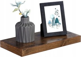 Polc Mdf 40 x 20 cm barna árnyalatok Loft falra akasztható polc