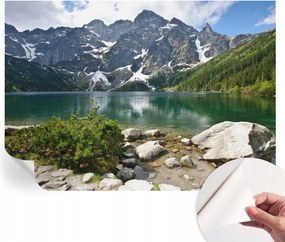 Dekoratív Öntapadós Tapéta Divatos Minták Hegyi tó 312x219 cm