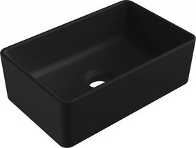 Mexen Nadia 36 x 23 cm-es fekete matt, pultra ültethető mosdókagyló - 21613685