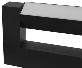 LED Kültéri fali lámpa 2xLED/16W/230V IP54 90 cm fekete