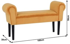 BURDA Velvet mézes barna/fekete pad