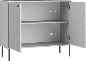 ARIS 2D szekrény, szürke