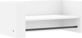 vidaXL fehér szerelt fa fali polc 70,5 x 35 x 30,5 cm