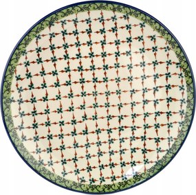 Ebédlő tányér 25cm Ceramika Artystyczna Bolesławiec