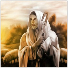 Poszterek 100x100 Jézus, a jó pásztor