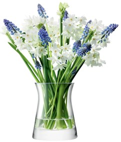 LSA International Flower Garden Posy ĂŒvegvĂĄza, 13cm, ĂĄttetszĆ, LSA, kĂ©zzel kĂ©szĂtett