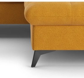 Narancssárga, jobbos MARANO L-alakú kihúzható sarokkanapé