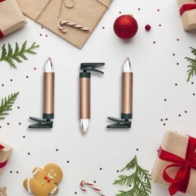 KÉSZLET 10x LED Karácsonyi dekoráció LED/1xAAA + távirányító