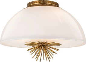 Elstead lighting klasszikus függeszték staring opál arany elsstaring-3p-dgopal