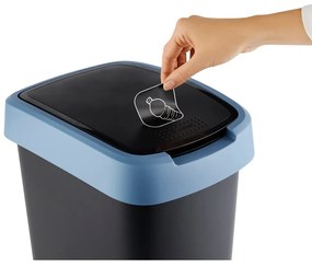 Szemetes újrahasznosított műanyagból 25 l Twist - Rotho