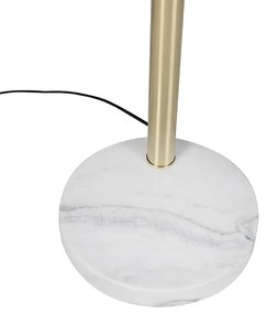 Art Deco állólámpa arany 5-lámpás - Sixties Marmo