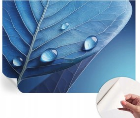 Öntapadós Dekoratív Fotótapéta Hálószobába Kék levél 208x146 cm