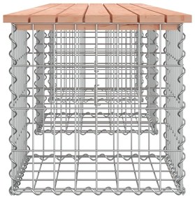 tömör duglászfenyő gabion kerti pad 203x44x42 cm