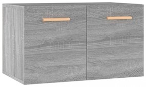 szürke sonoma színű szerelt fa faliszekrény 60 x 36,5 x 35 cm