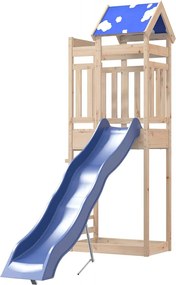 vidaXL tömör fenyőfa kültéri játszószett