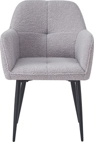 Étkezőszék, szürke/fekete, SENER