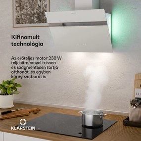 Klarstein Alina elszívó páraelszívó, 60 cm, 600 m³/h, Csendes, EEK A