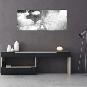 Kép - Vintage képeslap a városról N⁰3 (120x50 cm)