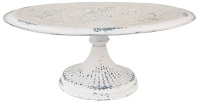 Antikolt bézs asztali kínáló állvány Ø 40x19 cm